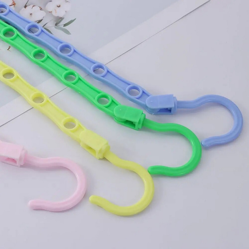 Nauji drabužių laikikliai sulankstomi daugiafunkciniai spintos tvarkyklės 5 skylių drabužių kabykla Vietą taupanti stebuklinga kabykla