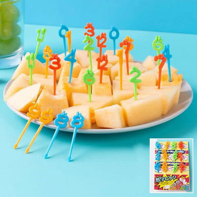 1Bento daržovių indų rinkinys Mieli maži vaikai vaisiai šakutės dantų krapštukai vaikams maisto rinkiniai Animacinių filmų gyvūnas koala vaisių šakutė