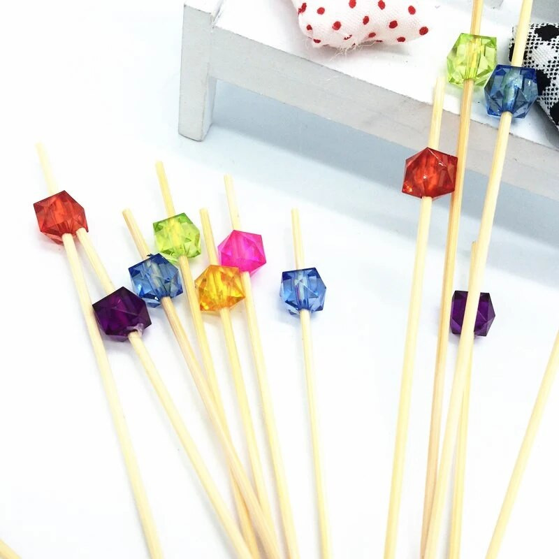 100x Bento posuđe od povrća Slatka mala djeca Voće Vilice Čačkalice Dječji izbor hrane Životinjska farma iz crtića