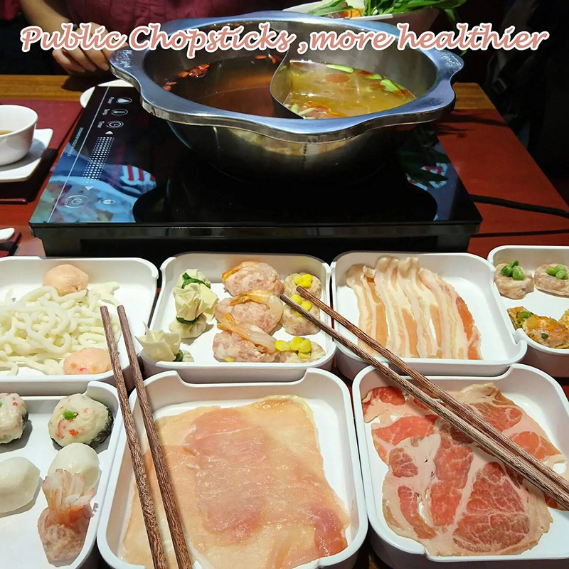 1 pár hosszú fa pálcika főzőpálcika Extra pálcika tésztás pálcika Hot Pot pálcika kínai stílusú pálcika
