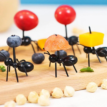 Аксесоари за кутия за обяд Bento Детски вилици за плодове Кутия за мравки Аксесоари за обяд за деца Плодове Пръчици за хранене Детски подбори за храна Посуда