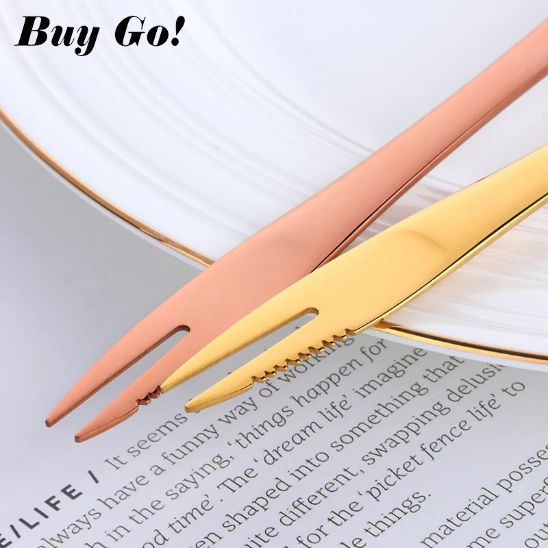 Kūrybinis 3 viename nerūdijančio plieno vakarienės šaukštas šakutė peilis desertinė sriuba Maišymas šaukštas makaronai salotos užkandžiai vaisiai šakutės virtuvės indai