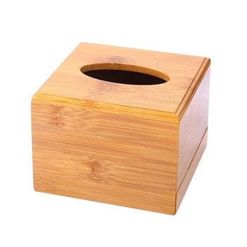 367A for Creative Bamboo Napkin Utility Επιτραπέζιο Dispenser χαρτοπετσέτας Hol