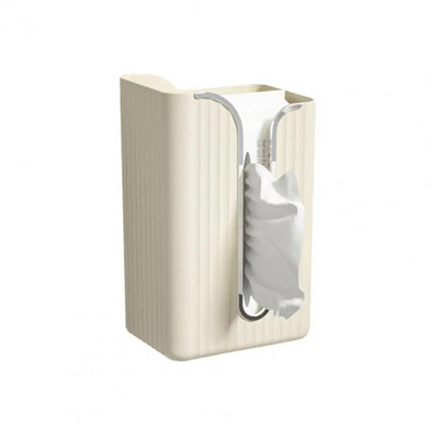 Ușor de reumplere cutie de șervețele Suport de șervețele montat pe perete Capacitate cutie de șervețele transparente montată pe perete multifuncțional pentru baie