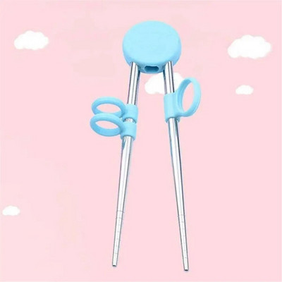 Vesele de masă pentru bebeluși care folosesc instrumentul de antrenament Bețișoare de antrenament de desene animate Bețișoarele de practică Antrenament de mâncare Ajutor de învățare