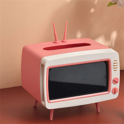 Aranyos, egyszerű TV papírzsebkendő Háztartási Többfunkciós Műanyag Selyemkendő Divat Nappali Dekoráció Díszek Otthoni Tárolódoboz