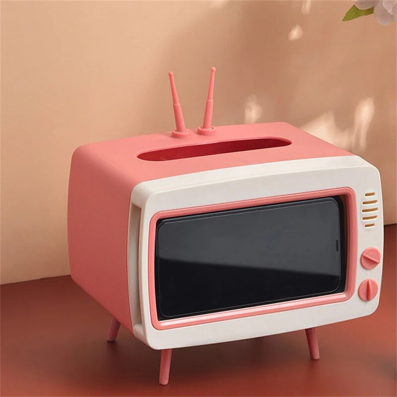Aranyos, egyszerű TV papírzsebkendő Háztartási Többfunkciós Műanyag Selyemkendő Divat Nappali Dekoráció Díszek Otthoni Tárolódoboz