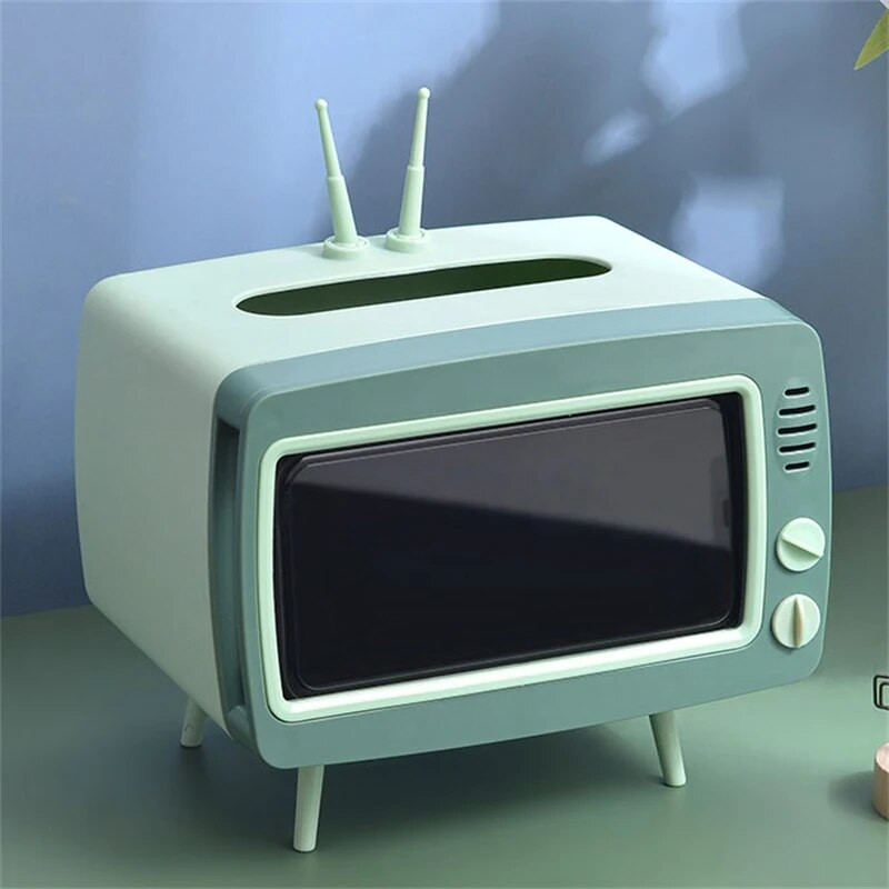 Aranyos, egyszerű TV papírzsebkendő Háztartási Többfunkciós Műanyag Selyemkendő Divat Nappali Dekoráció Díszek Otthoni Tárolódoboz