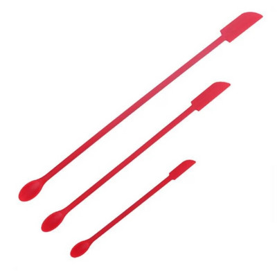 3 bucăți/set spatulă din silicon rezistentă la căldură cu mâner lung Racletă cu două capete și lingură Spatulă pentru gem Gadget de bucătărie Accesorii de bucătărie