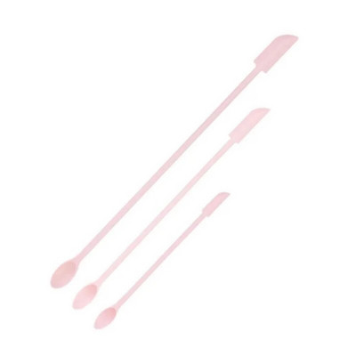3 bucăți/set spatulă din silicon rezistentă la căldură cu mâner lung Racletă cu două capete și lingură Spatulă pentru gem Gadget de bucătărie Accesorii de bucătărie