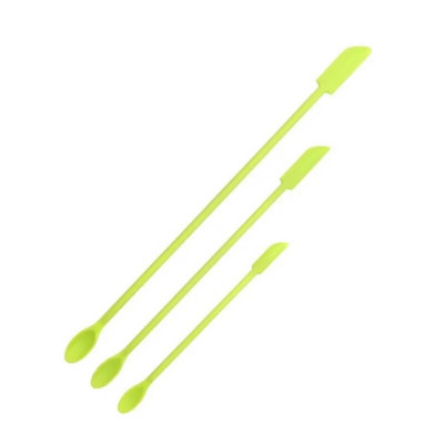 3 bucăți/set spatulă din silicon rezistentă la căldură cu mâner lung Racletă cu două capete și lingură Spatulă pentru gem Gadget de bucătărie Accesorii de bucătărie