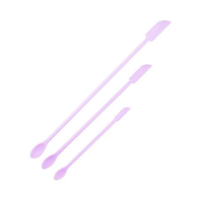 3 bucăți/set spatulă din silicon rezistentă la căldură cu mâner lung Racletă cu două capete și lingură Spatulă pentru gem Gadget de bucătărie Accesorii de bucătărie