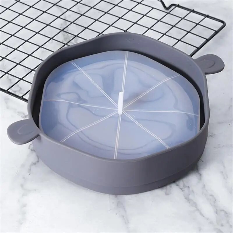 Silikoninis spragėsių dubuo su dangteliu Mikrobangų spragėsių kibiras Kūrybinis sulankstomas kukurūzų spragėsių gaminimo aparatas, atsparus aukštai temperatūrai