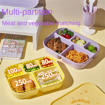 Κουτί μεσημεριανού γεύματος 1/2 τεμ. για παιδιά με θήκες Bento Lunchbox School Child Αδιάβροχα κουτιά παιδικών σνακ φαγητού Νέο 2022