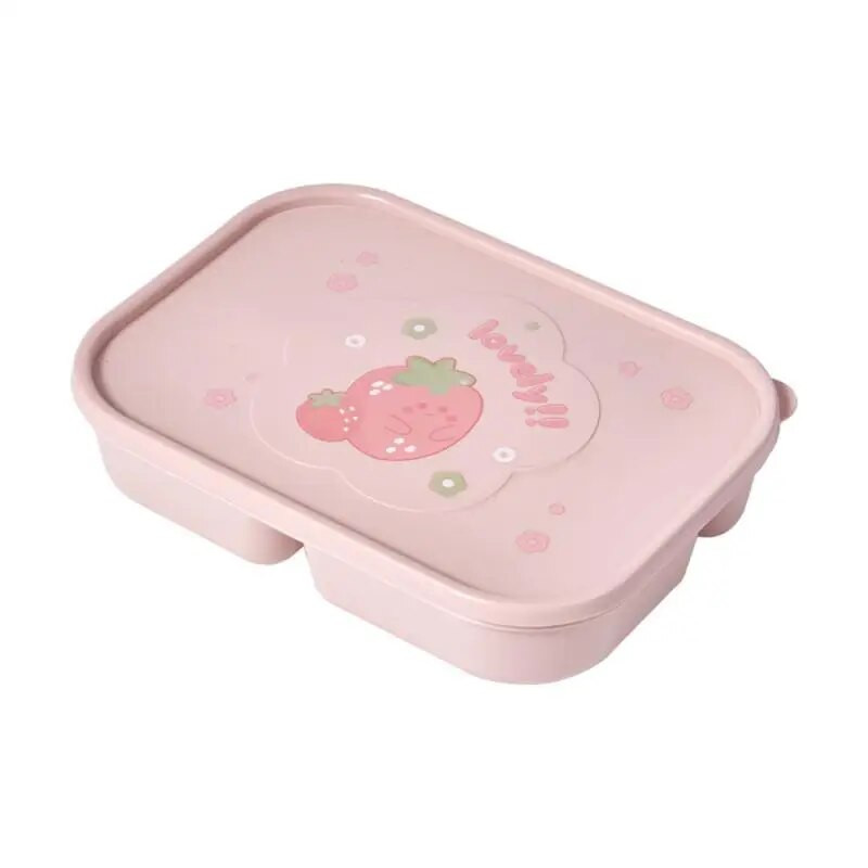 1/2 DB Ebéddoboz gyerekeknek rekesszel Bento Lunchbox Iskolai Gyerek Szivárgásmentes Gyermek Uzsonnás Dobozok Új 2022