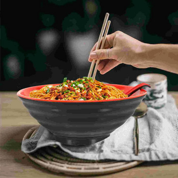 Of Ramen Bowl Set Японски стил Ramen Bowl Многофункционална купа за юфка Ресторант Ramen Bowl Ramen Spicy Hot Rice Bowl Комплект