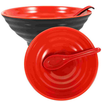 Of Ramen Bowl Set Японски стил Ramen Bowl Многофункционална купа за юфка Ресторант Ramen Bowl Ramen Spicy Hot Rice Bowl Комплект