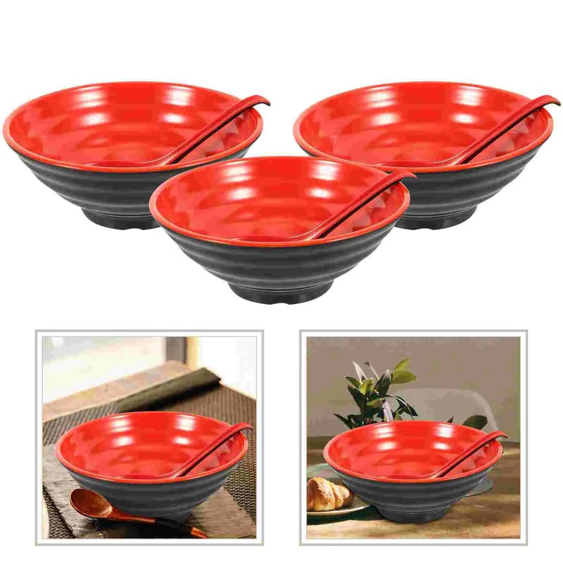 Ramen tálból Japán stílusú Ramen Bowl Többcélú tésztás tál Étterem Ramen Tál Ramen Fűszeres forró rizses tál szett