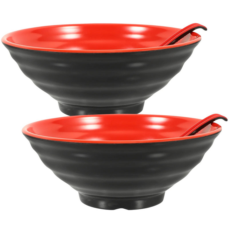 Ramen tálból Japán stílusú Ramen Bowl Többcélú tésztás tál Étterem Ramen Tál Ramen Fűszeres forró rizses tál szett