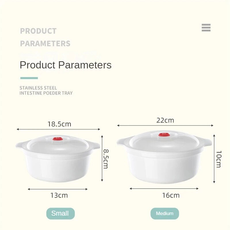 Užsandarintos dėžutės kišenė Patogus, patvarus, universalus, efektyvus maisto kokybės mikrobangų krosnelės talpyklos Mikrobangų krosnelė su dangčiu Greitas įkaitinimas