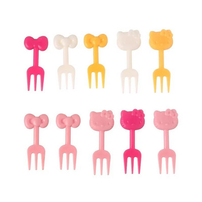 Gyvūnų vaisių šakutės Maisto klasės plastikiniai mini animaciniai filmukai vaikams pyragai vaisiai desertas dantų krapštukas vakarėlio dekoravimas Bento pietų priedai