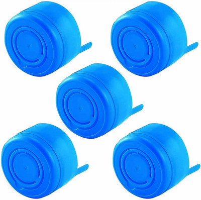 2/5 db kiömlésmentes kupak csere 55 mm-es 3 és 5 gallonos kiömlésmentes vizeskancsó sapkák újrafelhasználható vizespalack pattintható kupakja fröccsenésgátló hámlasztás
