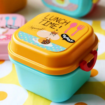 Νέο Cartoon Healthy Πλαστικό Κουτί Μεσημεριανού Φούρνος μικροκυμάτων Μεσημεριανό Κουτιά Bento Κουτιά τροφίμων Δοχείο σερβίτσιο Kid Childen Fiambrera Infantil