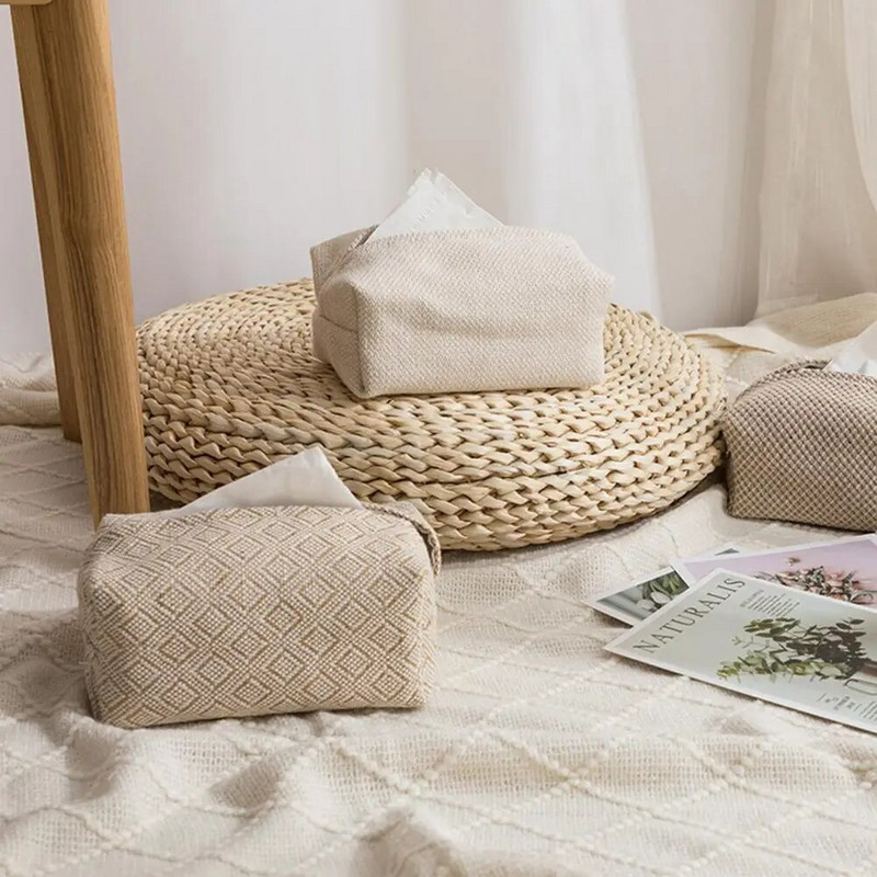 Porálló Sima húzás Tárolás Étkezőasztal Szalvétadagoló Zsebkendő Papír Doboz Selyemkendő Háztartási kellékek