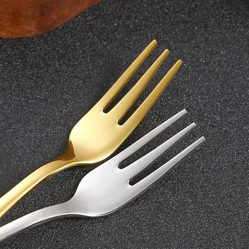 2 tk/paar 304 roostevabast terasest puuviljakahvel magustoidu koogikahvlid salatikahvel peoköögi lauanõude tarvikud