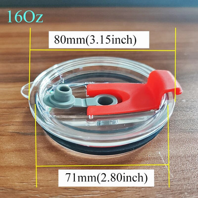 12-30 oz tömítő flakon fedele, fröccsenésmentes, sima műanyag fedelek az Ozark Trail Rtic Yeti pohár pohárhoz, többszínű termosz csésze