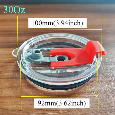 12-30 oz tömítő flakon fedele, fröccsenésmentes, sima műanyag fedelek az Ozark Trail Rtic Yeti pohár pohárhoz, többszínű termosz csésze