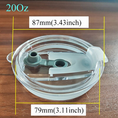 12-30 oz tömítő flakon fedele, fröccsenésmentes, sima műanyag fedelek az Ozark Trail Rtic Yeti pohár pohárhoz, többszínű termosz csésze