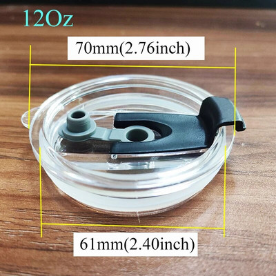 12-30 oz tömítő flakon fedele, fröccsenésmentes, sima műanyag fedelek az Ozark Trail Rtic Yeti pohár pohárhoz, többszínű termosz csésze