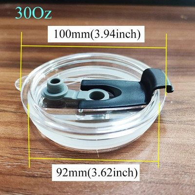 12-30 oz tömítő flakon fedele, fröccsenésmentes, sima műanyag fedelek az Ozark Trail Rtic Yeti pohár pohárhoz, többszínű termosz csésze