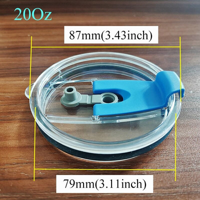 12-30 oz tömítő flakon fedele, fröccsenésmentes, sima műanyag fedelek az Ozark Trail Rtic Yeti pohár pohárhoz, többszínű termosz csésze