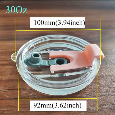 12-30 oz tömítő flakon fedele, fröccsenésmentes, sima műanyag fedelek az Ozark Trail Rtic Yeti pohár pohárhoz, többszínű termosz csésze