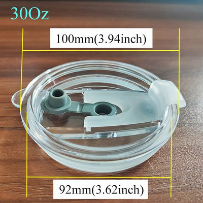 12-30 oz tömítő flakon fedele, fröccsenésmentes, sima műanyag fedelek az Ozark Trail Rtic Yeti pohár pohárhoz, többszínű termosz csésze