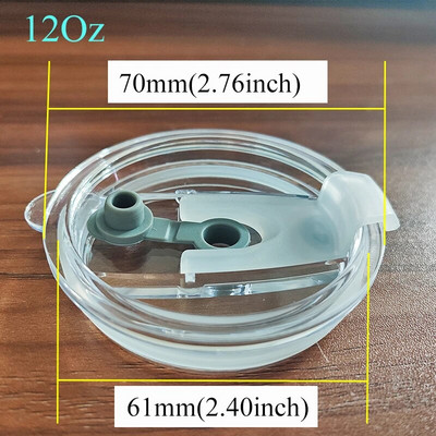 12-30 oz tömítő flakon fedele, fröccsenésmentes, sima műanyag fedelek az Ozark Trail Rtic Yeti pohár pohárhoz, többszínű termosz csésze