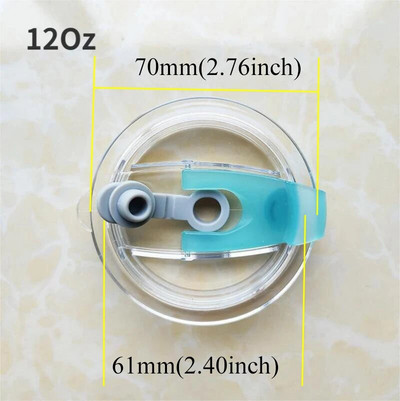 12-30 oz tömítő flakon fedele, fröccsenésmentes, sima műanyag fedelek az Ozark Trail Rtic Yeti pohár pohárhoz, többszínű termosz csésze