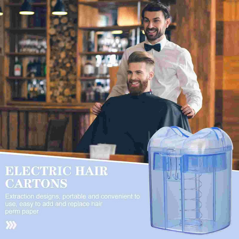 Perm Popieriaus laikymo dėžutė Spa Priedai Kirpyklų reikmenys Plaukų dažų salono reikmenys Plastikiniai įrankiai