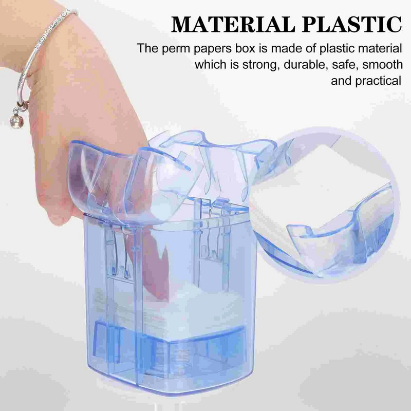 Perm Popieriaus laikymo dėžutė Spa Priedai Kirpyklų reikmenys Plaukų dažų salono reikmenys Plastikiniai įrankiai