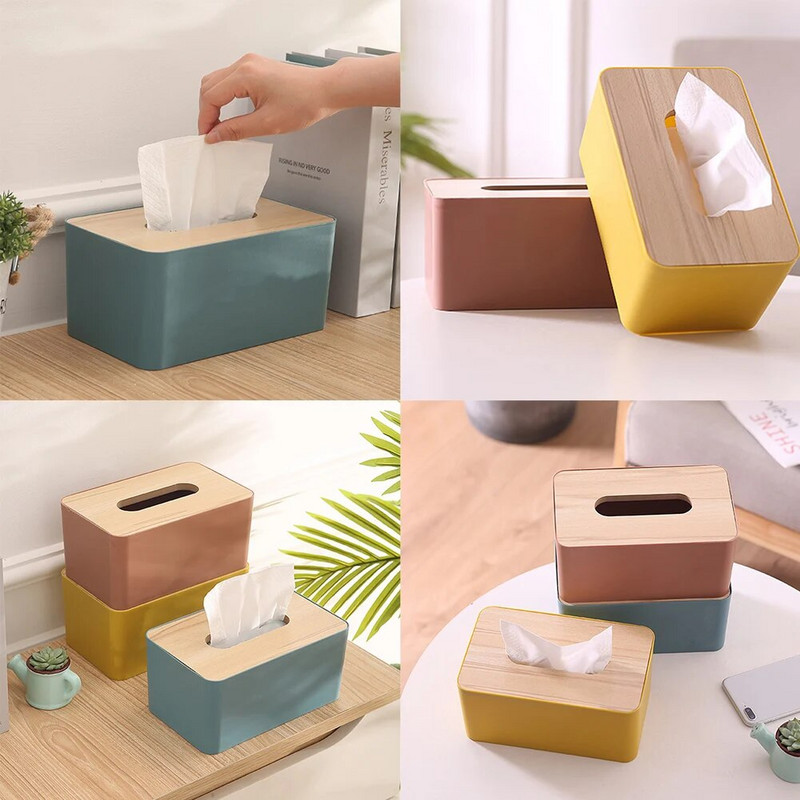 Κουτιά χαρτομάντηλου Κουτί αποθήκευσης Επιτραπέζια κουζίνα Τραπεζαρία Θήκη χαρτοπετσέτας Κουτί αποθήκευσης σπιτιού Διακόσμηση σαλονιού
