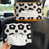 Grile de flori decorative Carcasă pentru șervețele pentru mașină Sufragerie din piele Suport pentru șervețele pentru masă Suport hârtie portabil Dispenser pentru șervețele pentru mașină