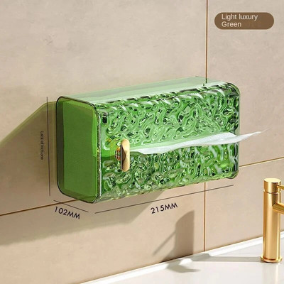 Cutie perforată pentru prosoape de hârtie, montată pe perete, șervețel de uz casnic, prosoape de bucătărie, cutie de depozitare pentru sertar