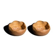 Bamboo Lotus Leaf Bowl Gyermek tál teáskészlet Tároló Bambusz kézműves termékek