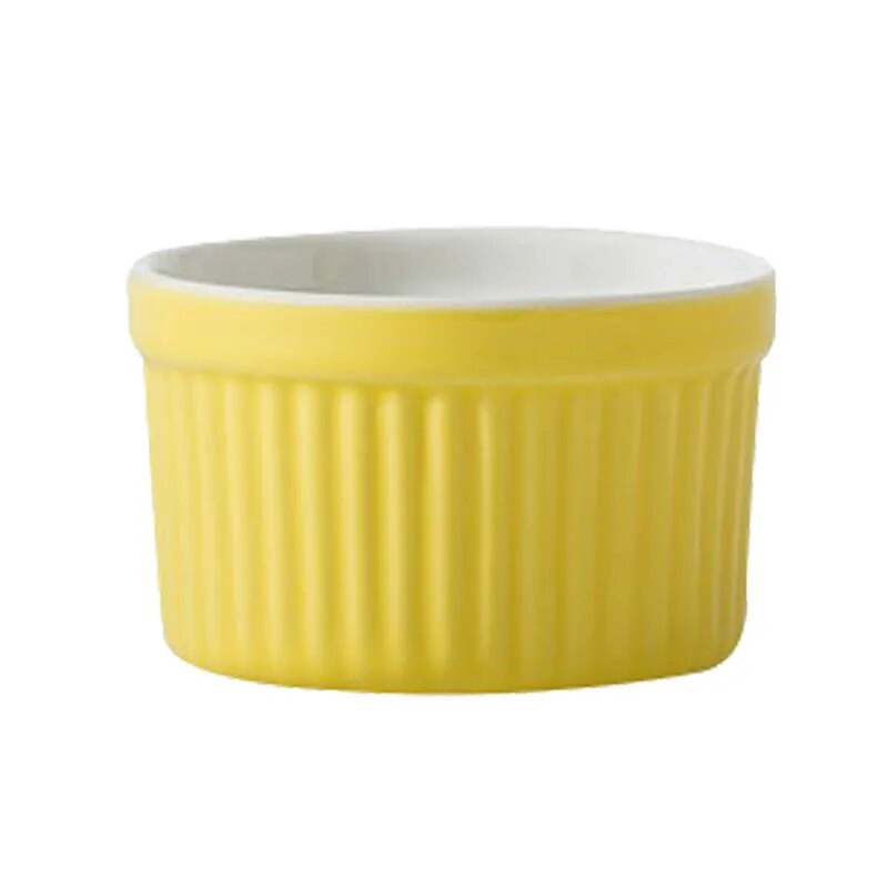 Nordic szuflé tepsi sütés tortaforma zselés fagylalt desszert puding kerámia tál csíkos csésze háztartási sütőedények