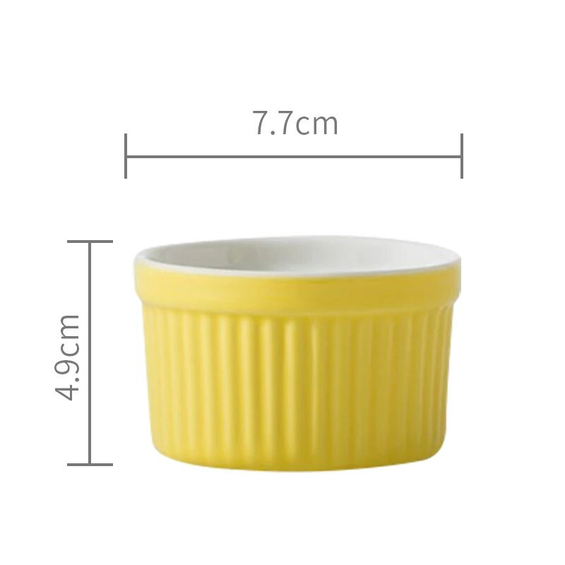 Nordic szuflé tepsi sütés tortaforma zselés fagylalt desszert puding kerámia tál csíkos csésze háztartási sütőedények