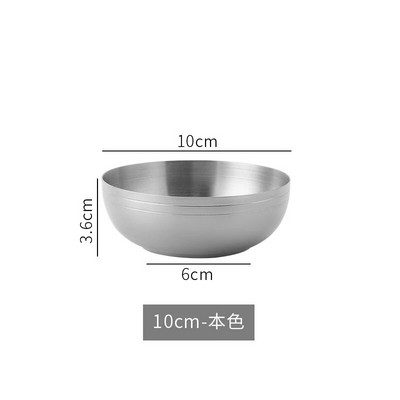 Zdjela za rižu od zlata od nehrđajućeg čelika 304 u korejskom stilu Kreativna zdjela za umak za juhu od voćne salate za restoran Pribor za kuhinju