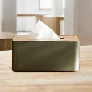 Μοντέρνο Tissue Box Cover Holder Dispenser Organizer για Εστιατόριο Home Car Green