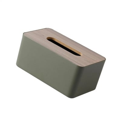 Μοντέρνο Tissue Box Cover Holder Dispenser Organizer για Εστιατόριο Home Car Green